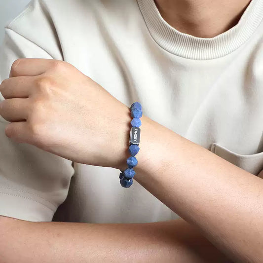 TIMORY Time Capsule Series Light Blue Dumortierite “Poseidon” Bracelet
