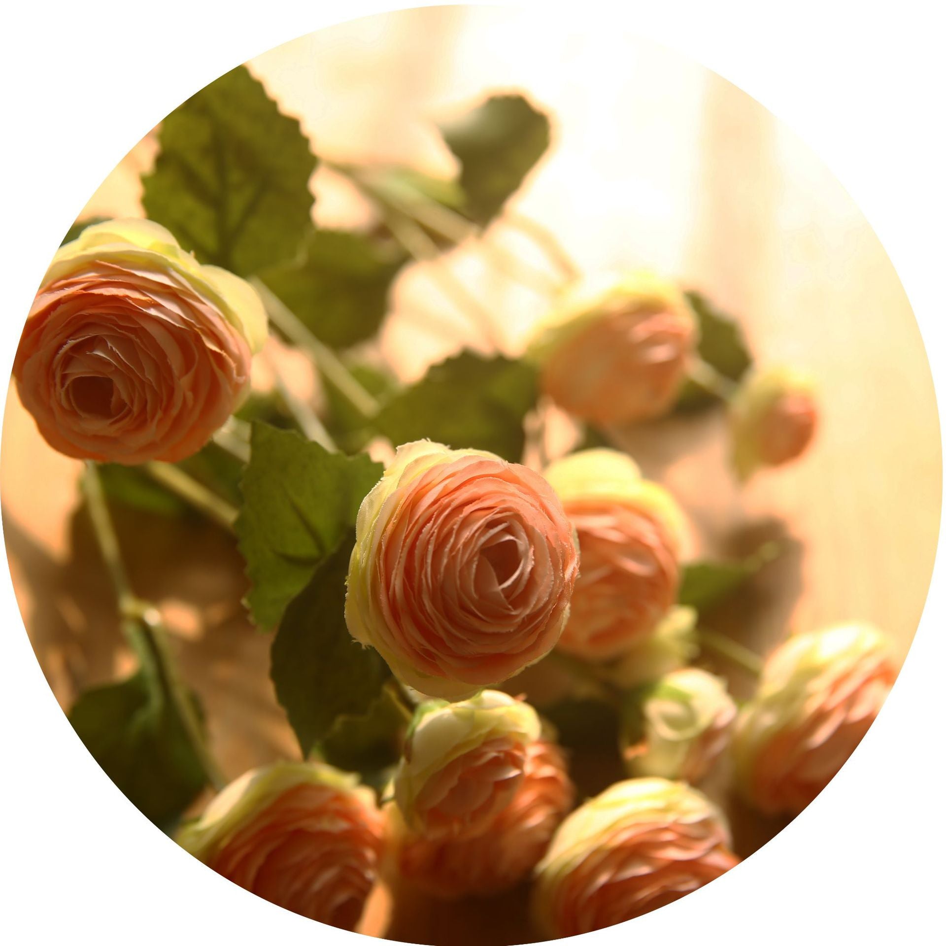 Artificial 3-Head Lotus Flower – Handmade Silk Floral Stem