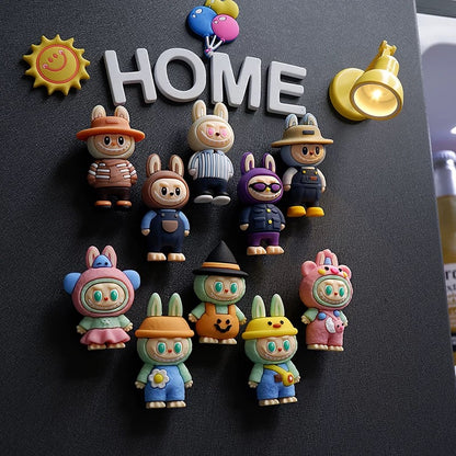 LABUBU Creative 3D Fridge Magnet