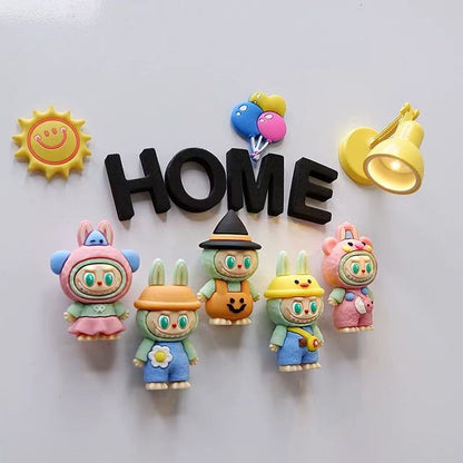 LABUBU Creative 3D Fridge Magnet