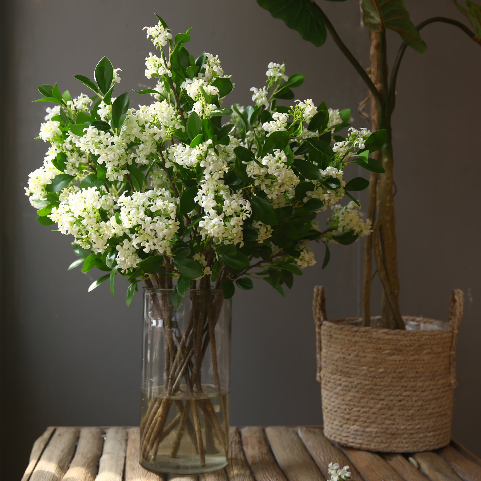 Artificial Sweet Daphne Spray – Handmade Silk Floral Stem