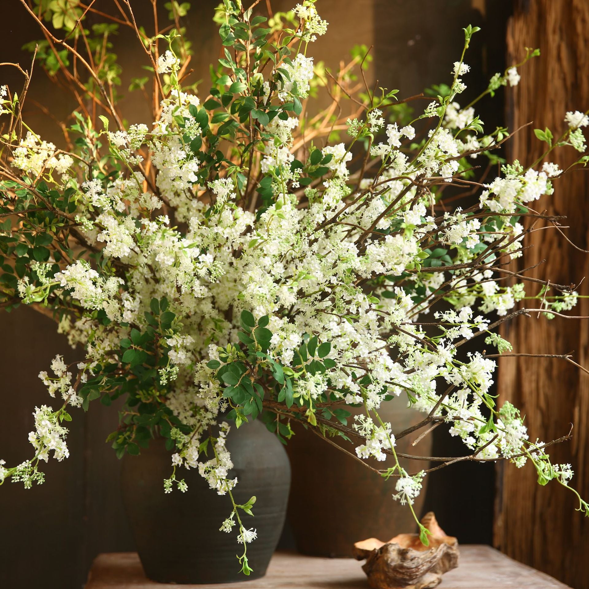 Artificial Spiraea Branch (Snowy Flower)