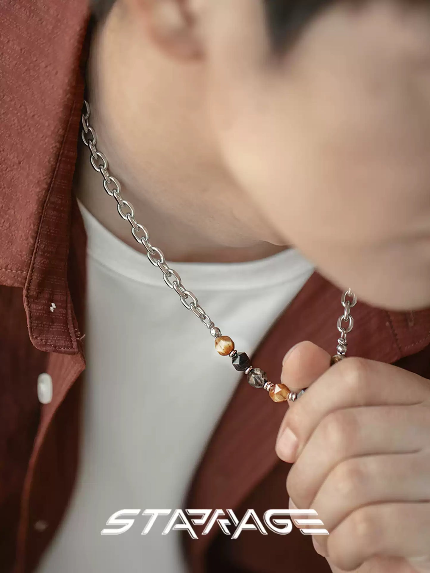 STRRY AGE Series · SEVEN LUX Men’s Necklace
