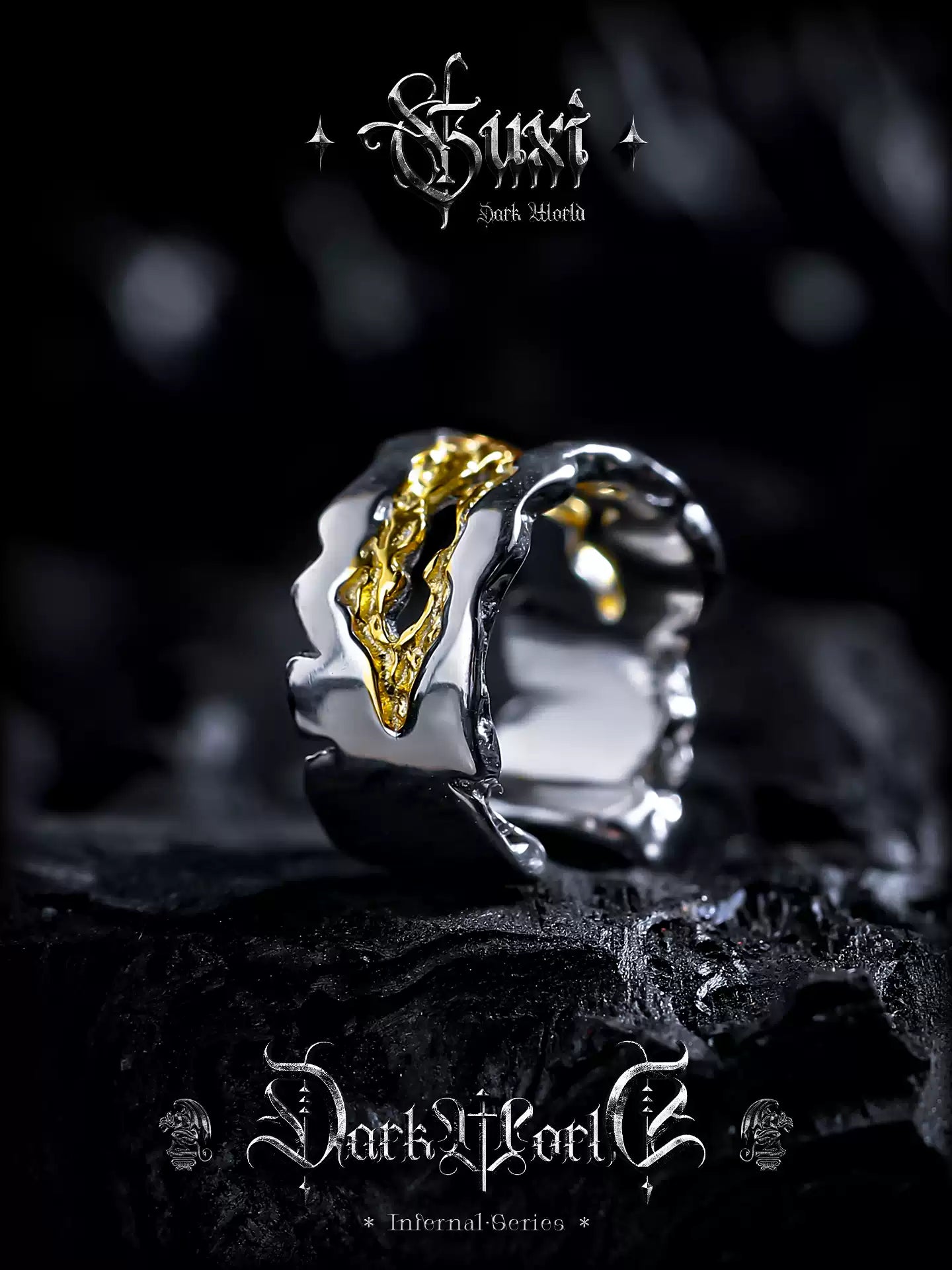 GUXI Series · Light & Night S925 Silver Ear Cuff