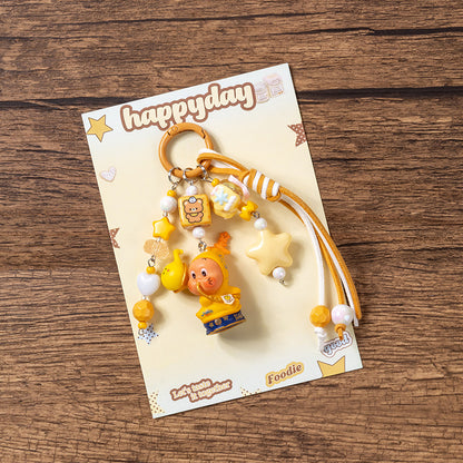 DIY Star Buddy Keychain – Soft Rubber Phone & Bag Charm Pendant