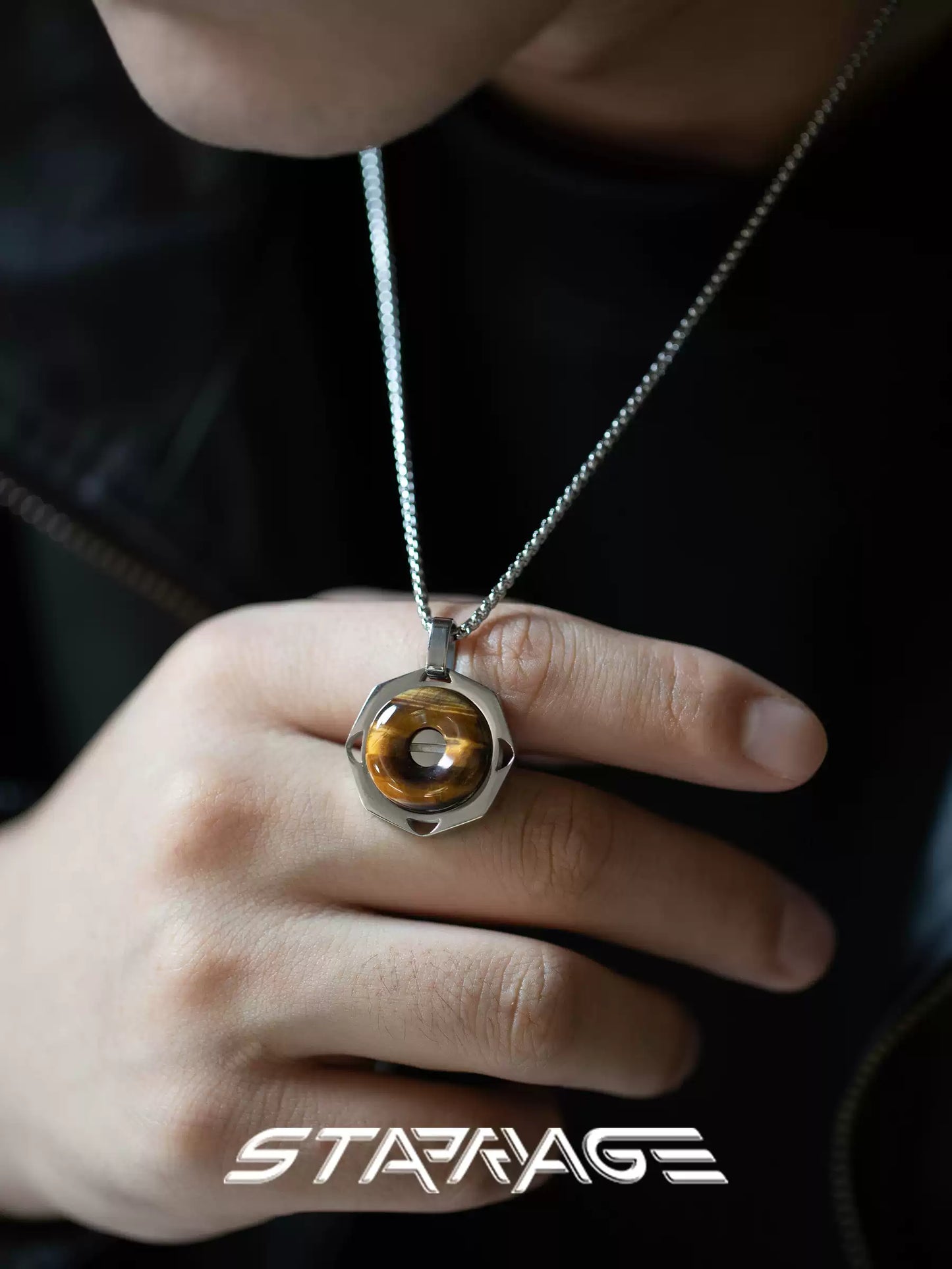 STRRY AGE Series · Star Ring Realm Pendant Necklace