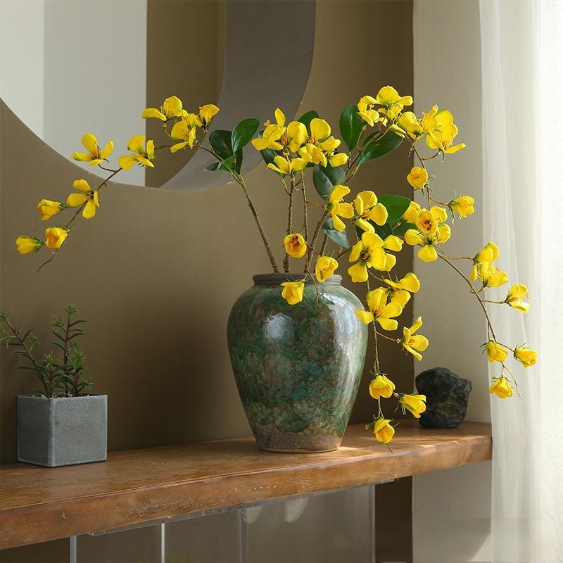 Artificial Flowing Privet Flower – Handmade Silk Floral Stem