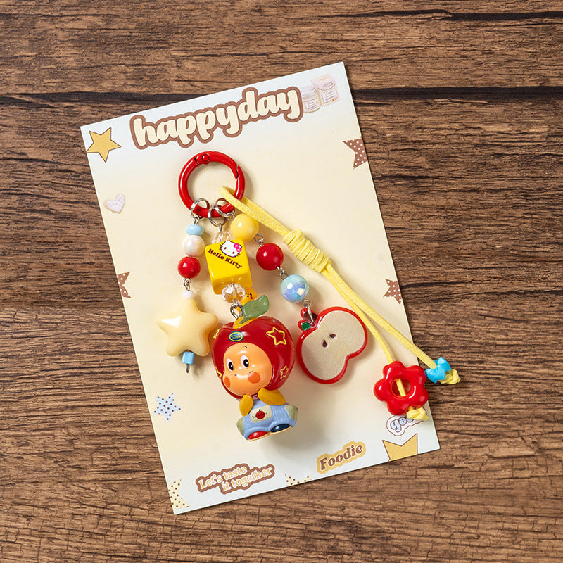 DIY Star Buddy Keychain – Soft Rubber Phone & Bag Charm Pendant