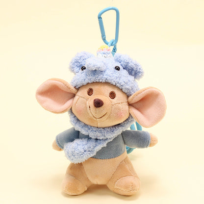 Cute Kangaroo Plush Keychain – Soft Backpack Charm Toy