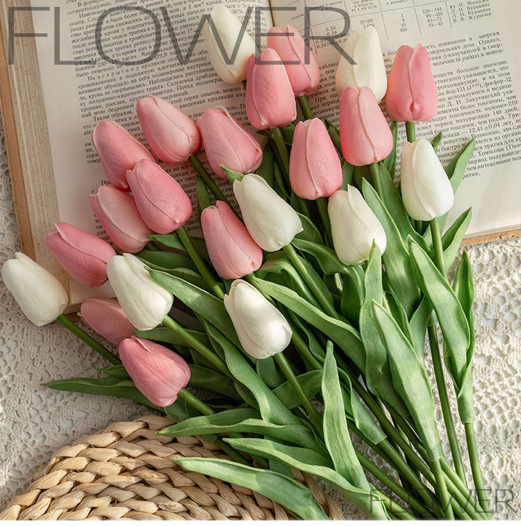 Artificial mini tulips