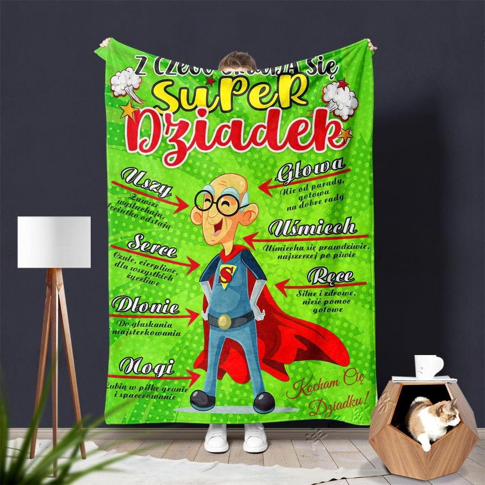 Flannel Printed Throw Blanket – “Letters of Love” Cozy Fleece Blanket