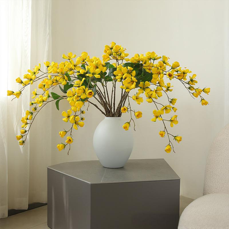 Artificial Flowing Privet Flower – Handmade Silk Floral Stem
