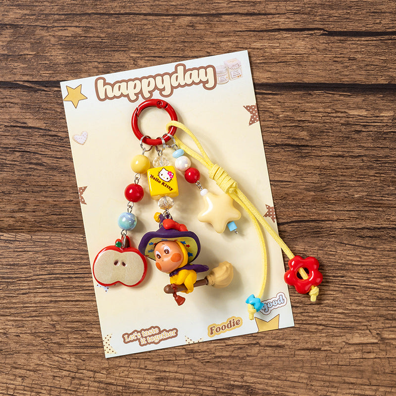 DIY Star Buddy Keychain – Soft Rubber Phone & Bag Charm Pendant