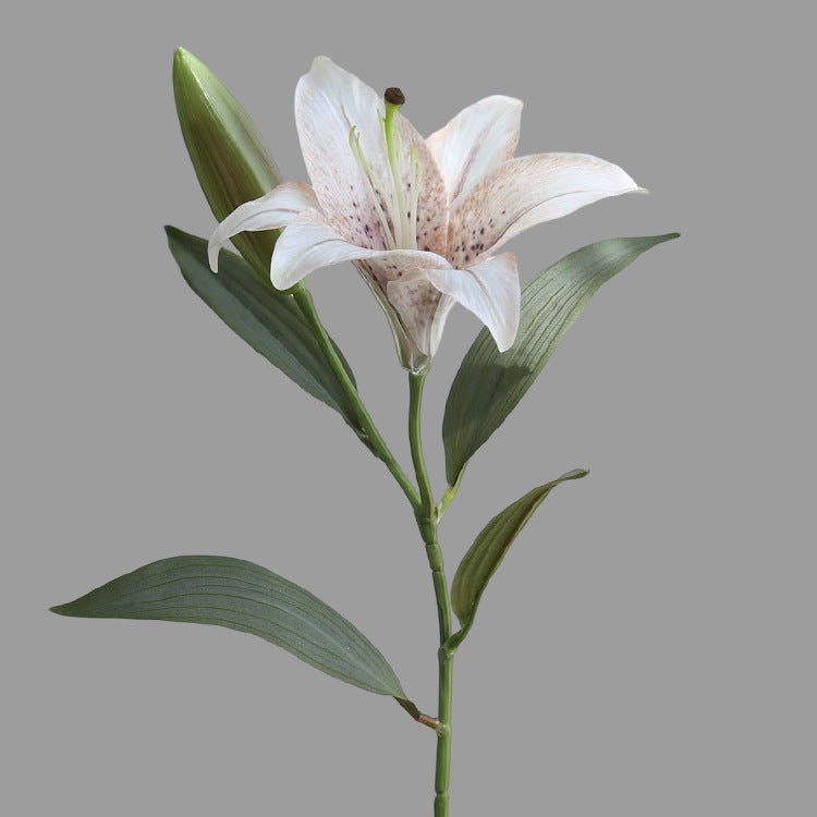 Artificial Autumn Lily – Handmade Silk Floral Stem