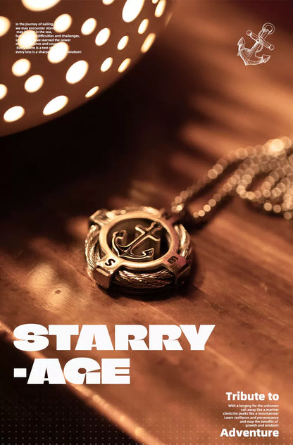 STRRY AGE Series · Anchor Harbor Men’s Necklace