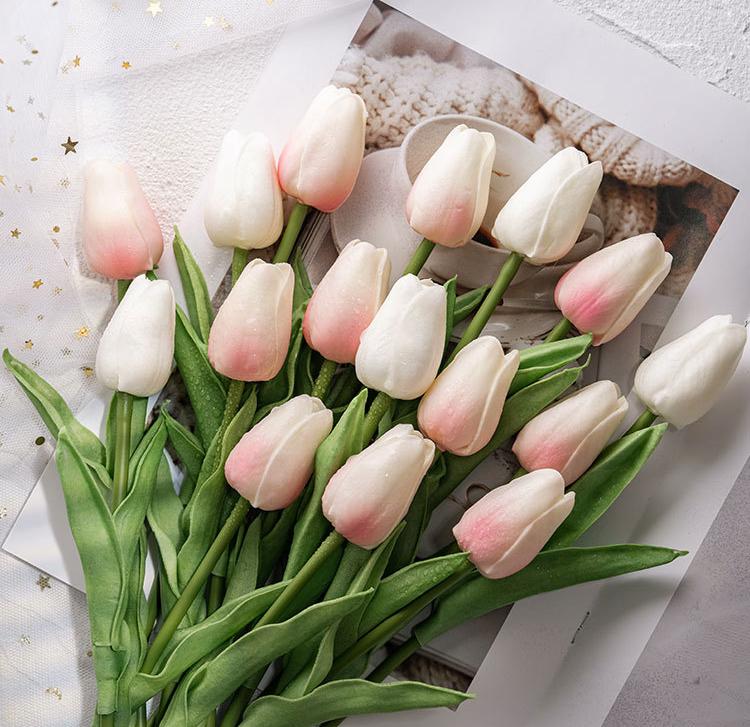 Artificial mini tulips