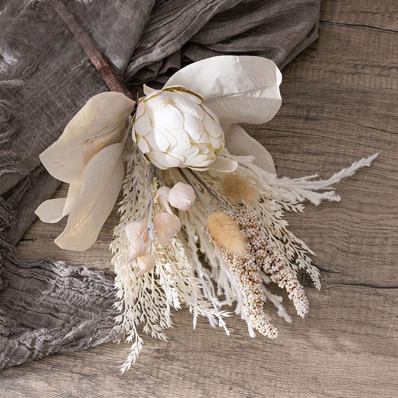 Artificial King Protea Bouquet – “Joyful Elegance” Handmade Silk Arrangement