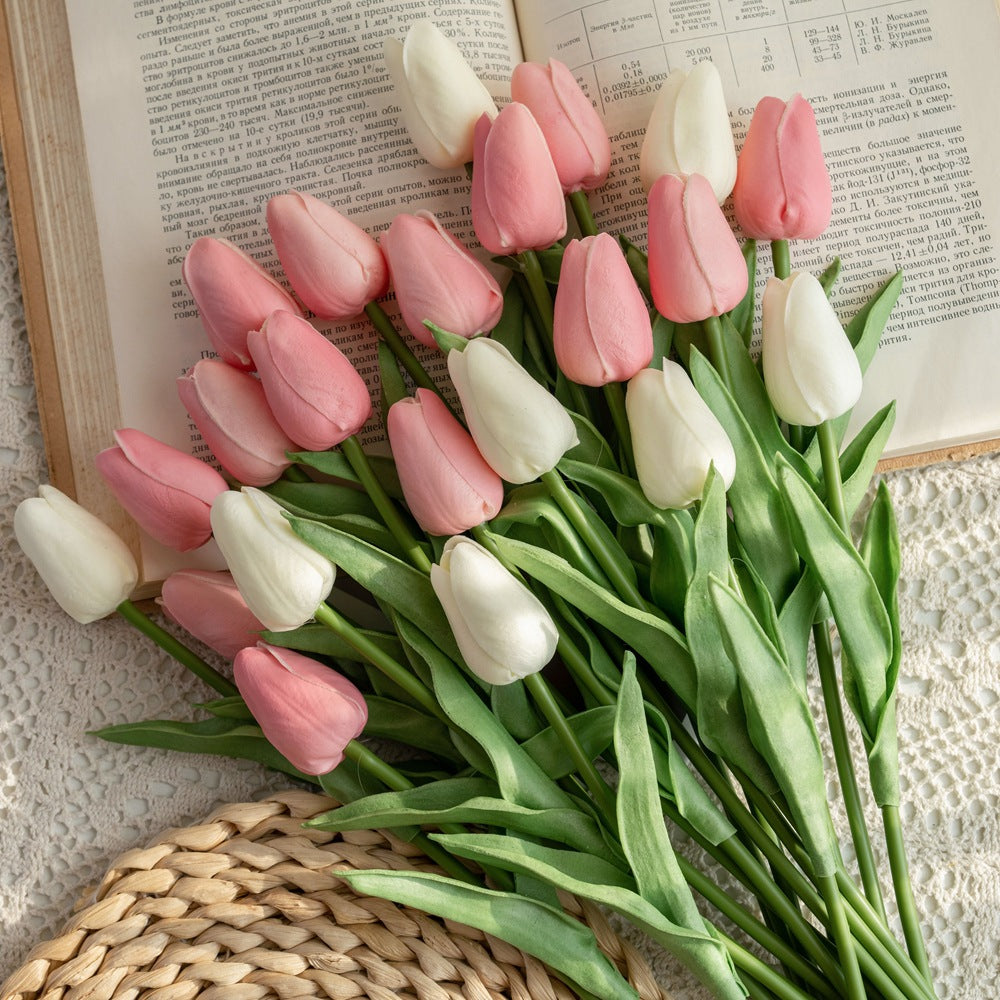 Artificial mini tulips