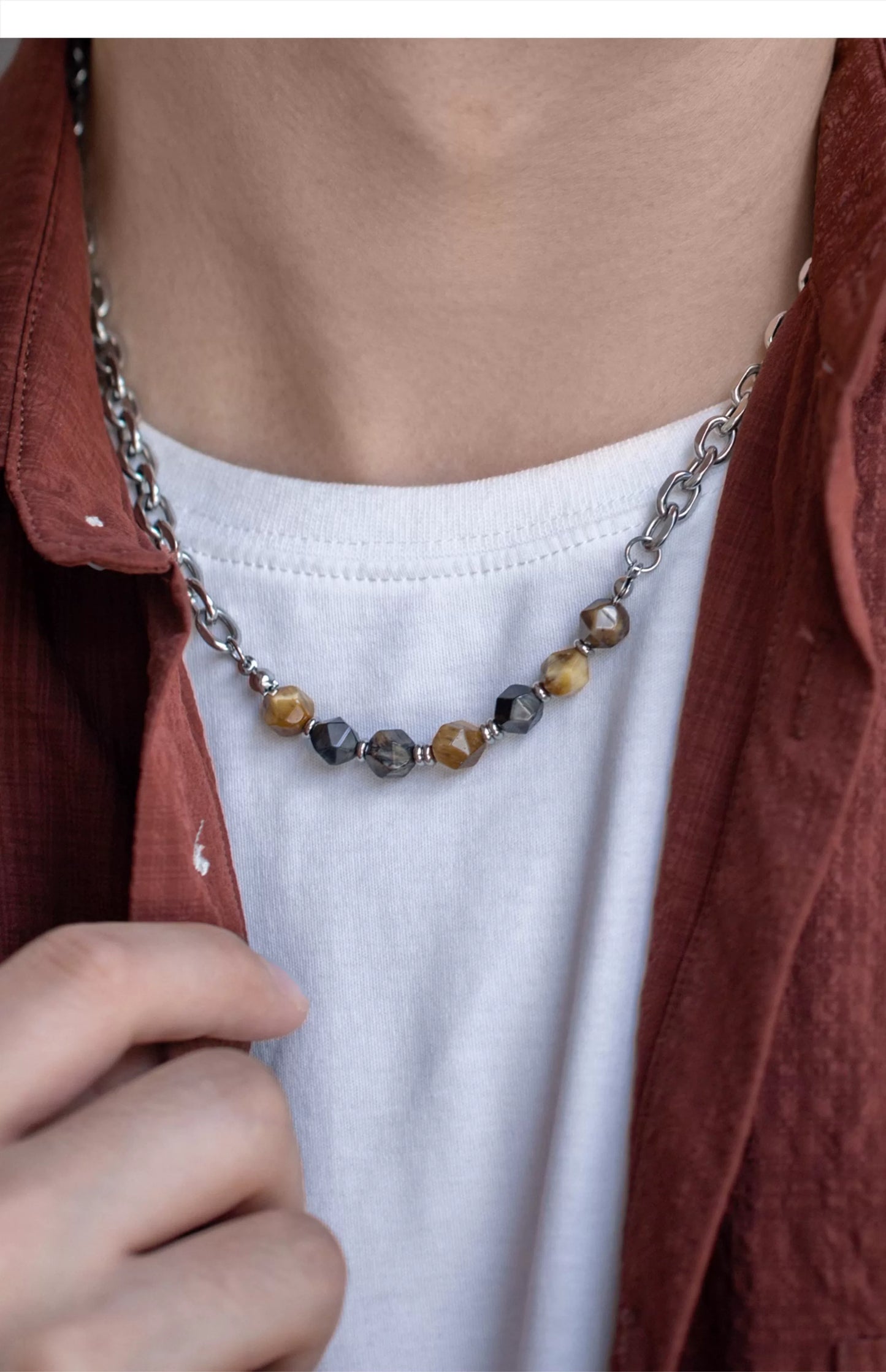 STRRY AGE Series · SEVEN LUX Men’s Necklace