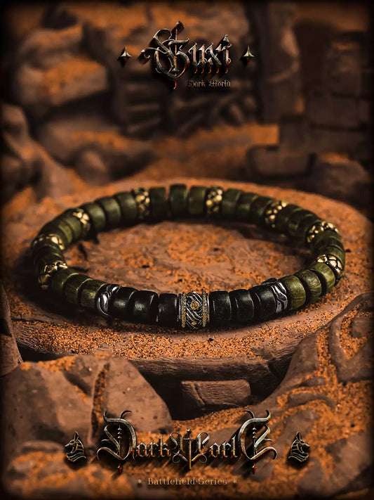 GUXI Series · Fallen Shadow Sandalwood Bracelet