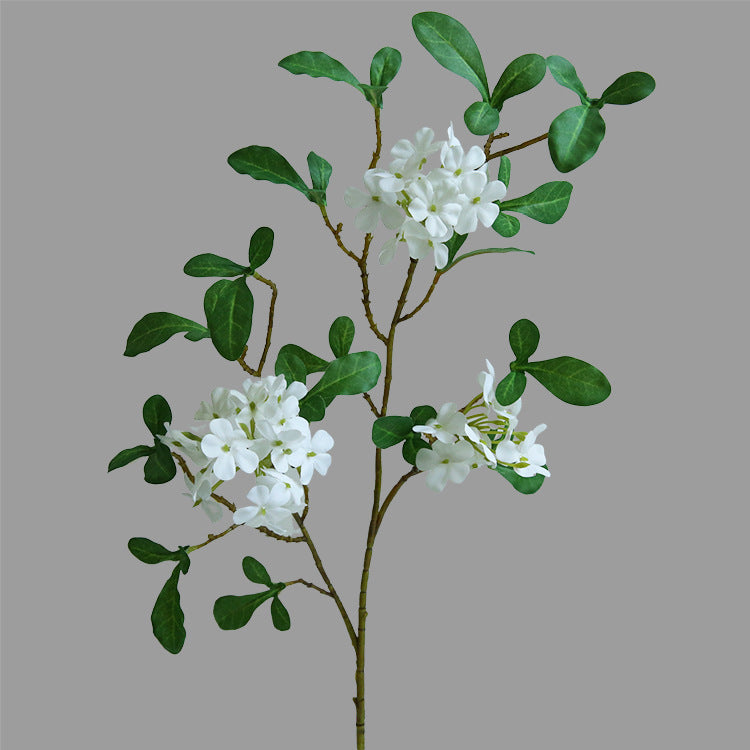 Artificial Blue Mist Flower – Handmade Silk Floral Stem
