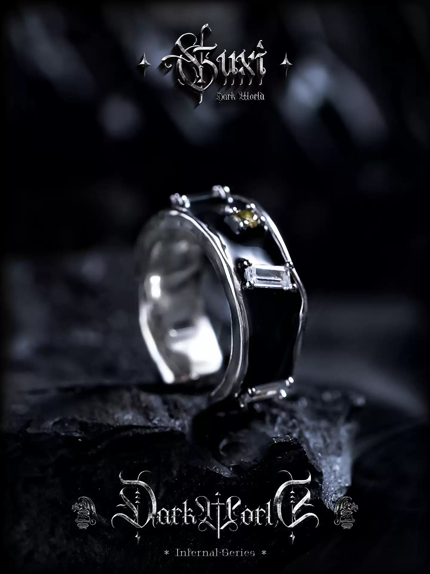 GUXI Series · Light & Night S925 Silver Ear Cuff