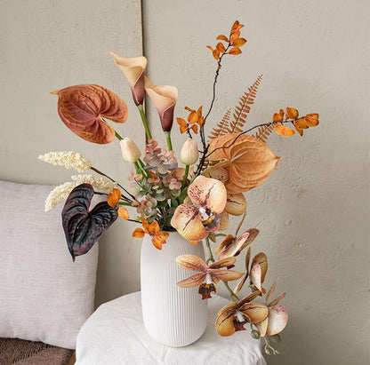 Artificial “Breeze & Moonlight” Bouquet – Handmade Mixed Floral Arrangement