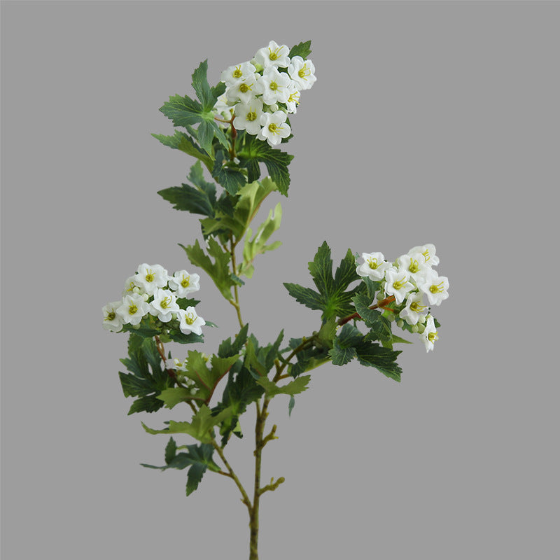 Artificial Snowball Flower – Handmade Silk Floral Stem