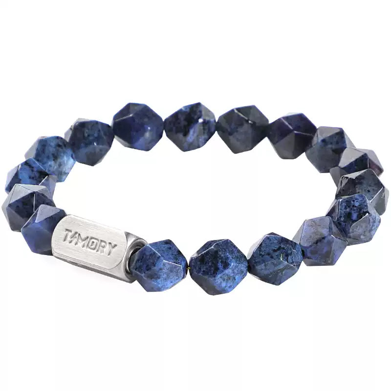 TIMORY Dumortierite Bracelet for Men | Time Capsule Minimalist Luxury Jewelry