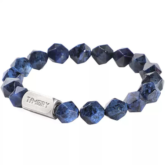 TIMORY Dumortierite Bracelet for Men | Time Capsule Minimalist Luxury Jewelry