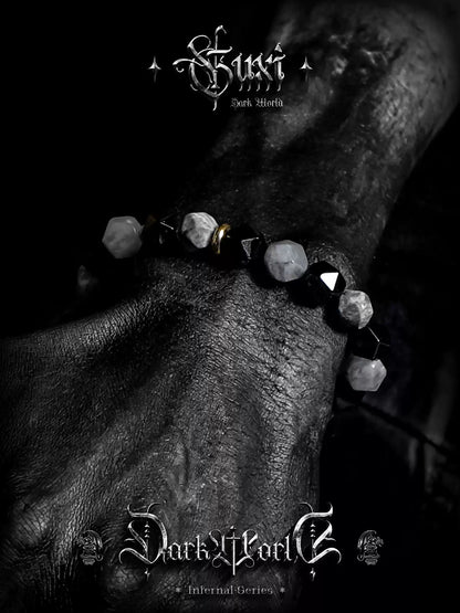 GUXI Series · Cold Night Obsidian Bracelet